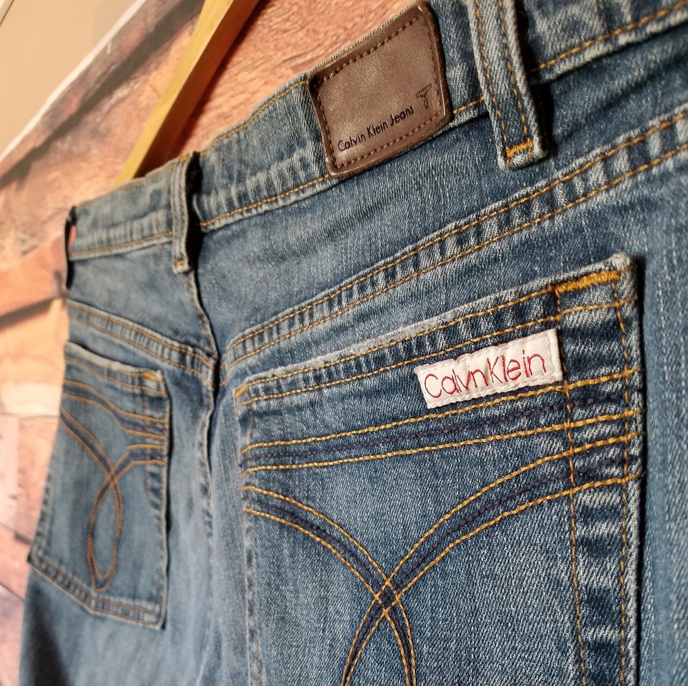 Calvin Klein Medium Wash Flare